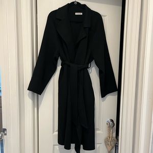 GENTLE HERD - women’s wool black coat / size 2x
